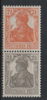 Z199/ Deutsches Reich Zusammendruck S13a Postfrisch/ ** - Carnets & Se-tenant