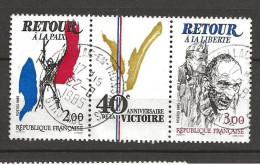 TIMBRE FRANCE                  40° ANNIVERSAIRE DE LA VICTOIRE        1985             Oblitérés  (1524) - Oblitérés