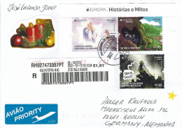 Portugal 2022 Magos Acores Madeira Myths & Legends EUROPA Registered Cover - 2022