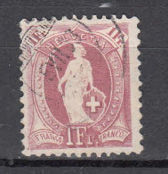 1891   N°  71C    OBLITERE    CATALOGUE   SBK - Used Stamps