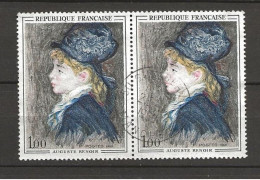 TIMBRE FRANCE      AUGUSTE RENOIR                  1968             Oblitérés  (1524) - Used Stamps