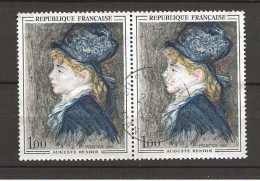 TIMBRE FRANCE      AUGUSTE RENOIR                  1968             Oblitérés  (1524) - Oblitérés