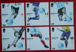 World Cup Winners Fußball Soccer (Mi 2408-2413) 2006 POSTFRIS MNH ** ENGLAND GRANDE-BRETAGNE GB GREAT BRITAIN - Neufs