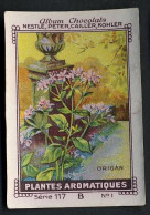 Nestlé - 117B - Plantes Aromatiques, Aromatic Plants - 1 - Origan, Origanum, Oregano - Nestlé