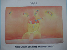 Calendrier Folon Pour Amnesty International - Kleinformat : 1981-90