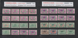 OUBANGUI - CHARI - Ex. Colonie Française  - 32 Timbres Neuf ** & * - Entre Les N° 25 Et 47 De 1922/25 - 2 Pages - 6 Scan - Unused Stamps