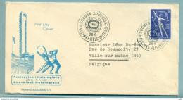 FDC (§sport)  Heslsinki 1956 To Belgium - FDC