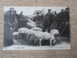 29 BRETAGNE JOUR DE FOIRE DANS LE PAYS DE LEON ANIMEE COCHONS - Saint-Pol-de-Léon