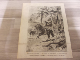 Gravure Uit Oud Tijdschrift 1891 - Les Livres Illustrés - Un Cadet De Normandie - Ohne Zuordnung