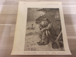 Gravure Uit Oud Tijdschrift 1891 - Les Livres Illustrés - Un Petit Amiral - Ohne Zuordnung