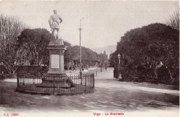 VIGO - LA ALAMEDA - CARTOLINA FP SPEDITA NEL 1912 - Pontevedra