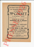 Publicité 1926 Cornet Maroquinerie Troyes + Maison A. Morin Electricité Moteurs Cotton-Boer - Non Classés