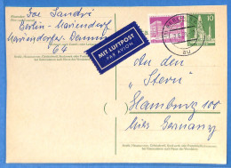 Berlin West 1959 - Entier Par Avion De Berlin - G31364 - Lettres & Documents