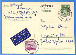 Berlin West 1959 - Entier Par Avion De Berlin - G31363 - Covers & Documents