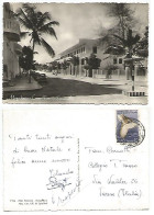 Somalia   Airmail S.0.45 Antelope Solo Franking B/w Pcard Mogadiscio Coso Vittorio Emanuele 19dec1957 To Italy - Somalië