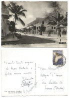 Somalia   Airmail S.0.45 Antelope Solo Franking B/w Pcard Mogadiscio Coso Vittorio Emanuele 19dec1957 To Italy - Somalia (AFIS)