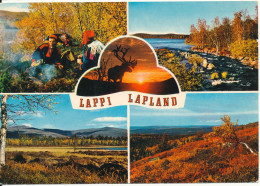 Finland Postcard Sent To Denmark 16-9-1976 (Lappi Lapland FINLAND) - Finnland