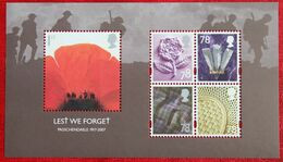 Lest We Forget PASSCHENDAELE (Mi 2598 Block 41) 2007 POSTFRIS MNH ** ENGLAND GRANDE-BRETAGNE GB GREAT BRITAIN - Neufs