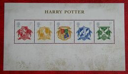 Book Harry Potter (Mi 2542-2546 Block 38) 2007 POSTFRIS MNH ** ENGLAND GRANDE-BRETAGNE GB GREAT BRITAIN - Neufs