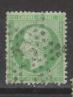 Yvert 20 Oblitération étoile De Paris 25 - 1862 Napoléon III.