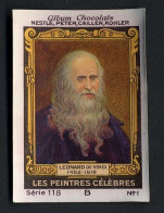 Nestlé - 118B - Les Peintres Célèbres, Famous Painters - 1 - Leonard De Vinci, Leonardo Da Vinci - Nestlé