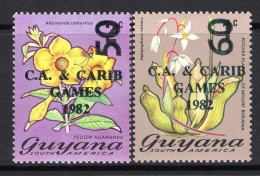 Guyana 1982 CA & Caribbean Games Set HM (SG 999-1000) - Guyane (1966-...)