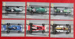 Race Cars Gran Prix Formula 1 MANSELL HUNT (Mi 2529-2534) 2007 POSTFRIS MNH ** ENGLAND GRANDE-BRETAGNE GB GREAT BRITAIN - Neufs