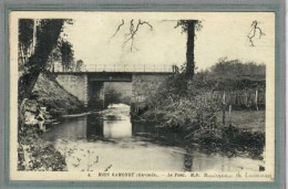 CPA - (33) MIOS-RAMONET - Aspect Du Pont Sur Le Ruisseau De Lacanau En 1949 - Other & Unclassified