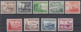 Dt. Reich - Mi. 651-59 Winterhilfswerk 1937 - Schiffe - Unused Stamps