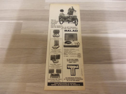 Reclame Advertentie Uit Oud Tijdschrift 1982 - Platenspeler BALAD - Teppaz France - Advertising