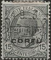 TRCO3U -1923 Terre Redente/Corfù, Sassone Nr. 3, Francobollo Usato Per Posta °/ - Corfu