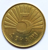 Macédoine - 5 Denari 2001 - Macedonia Del Norte