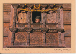Nepal Postcard Tamang Window Sent To Denmark 24-11-1992 - Nepal
