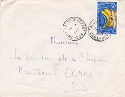 Cameroun-1970-Lettre De YAOUNDE-DEPART Pour LA CHAPELLE MONTLIGEON (France).timbre Banane Seul Sur Lettre...cachet...... - Camerun (1960-...)