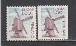 Finland 1983 - Windmuehle, Harrstroem, Mi-Nr. 919A+C, MNH** - Nuovi