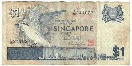 Singapore 1 Dollar 1976 F "Sen" - Singapour