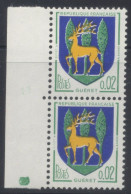 N° 1351B Gueret Faciale 0,02 F X2 - Unused Stamps
