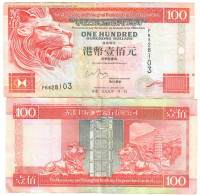 Hong Kong 100 Dollars 1999 F/VF HSBC - Hongkong