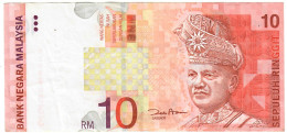 Malaysia 10 Ringgit 1999 (2001) VF "Aziz" - Malaysie