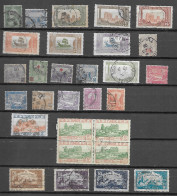 TUNISIE ENTRE N° 31 Et 151 Dont N° 143 BLOC DE 4 OBLITERATION CENTRALE VOIR PHOTO - Used Stamps