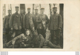 CARTE PHOTO SOLDATS ALLEMANDS DEUTSCHEN SOLDATEN WW1  17e RESERVE DIVISION - Oorlog 1914-18