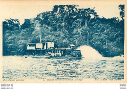 BATEAU FLUVIAL SUR LE HAUT OUBANGUI  CLICHE MAISON D'ART COLONIAL - Centrafricaine (République)