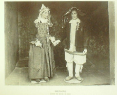 Costume Bretagne Bourg De Batz (44) Couple De Paysans Illustré Par Ch.Massin XXème - Célébrités