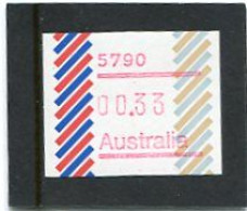 AUSTRALIA - 1984  33c  FRAMA  BARRED EDGE  POSTCODE  5790 (DARWIN)  MINT NH - Timbres De Distributeurs [ATM]