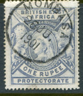 1897 BEA QV Portrait 1r Used Sg 92 - Britisch-Ostafrika