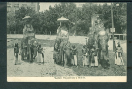 15005 INDE - Gustav Hagenbeck's Indien - Très Animée - Éléphants - Transport De Personnes - Indien