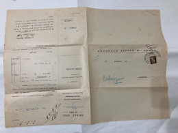 DOCUMENTO STORIA POSTALE OSPEDALE CIVILE DI TERNI VS GASPERINA 1942. - Documentos Históricos