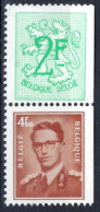 COB 1657h ** - 1953-1972 Bril