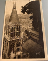 76 Rouen Tour Saint Romain Prise Des Gargouilles De La Cathedrale -ed Yvon - Rouen