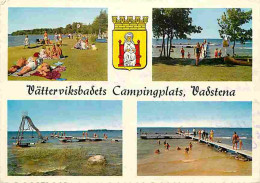 Suède - Vatterviksbadets Campingplats - Vadstena - Multivues - CPM - Voir Scans Recto-Verso - Schweden